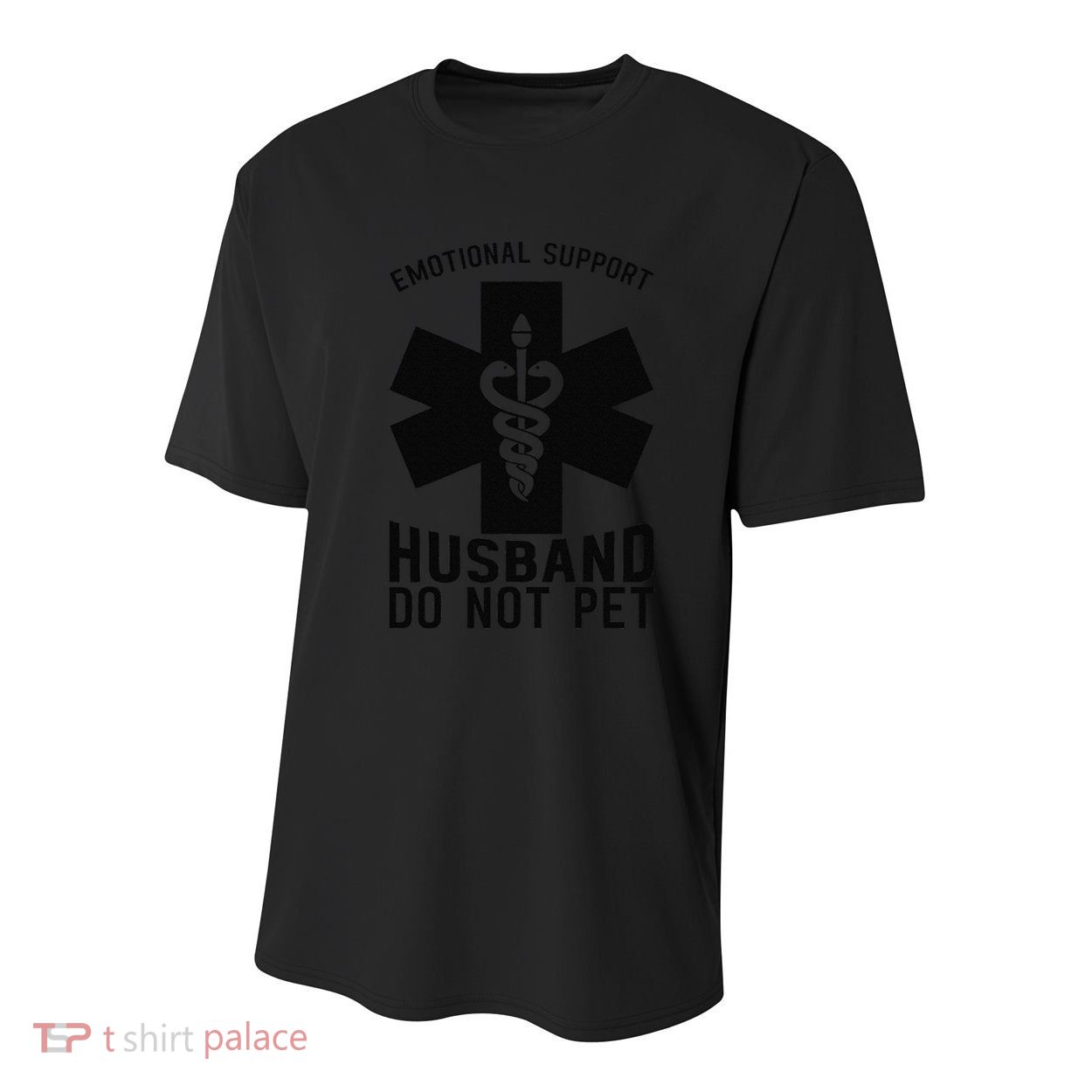 Do Not Pet Emotional Support Husband Youth Performance Sprint T-Shirt
