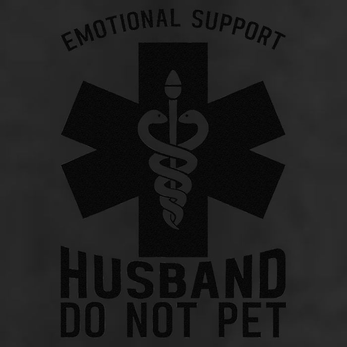 Do Not Pet Emotional Support Husband Golf Towel