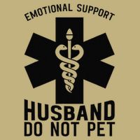 Do Not Pet Emotional Support Husband Long Sleeve Shirt