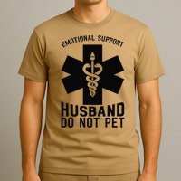 Do Not Pet Emotional Support Husband T-Shirt