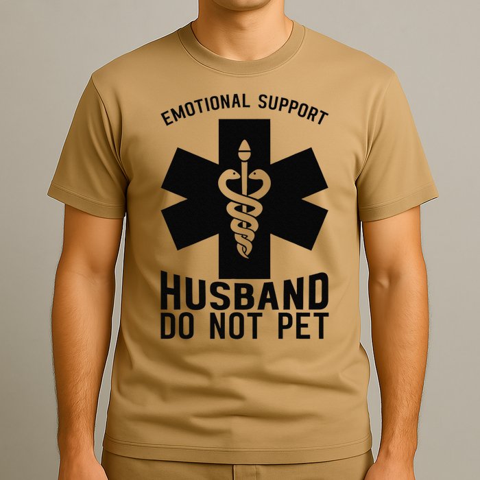 Do Not Pet Emotional Support Husband T-Shirt