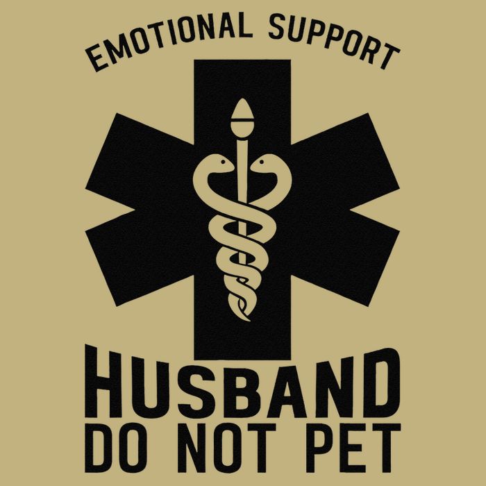 Do Not Pet Emotional Support Husband Sustainable Beanie