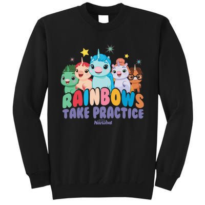 DreamWorks Not Quite Narwhal Rainbows Take Practice Sweatshirt