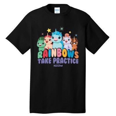 DreamWorks Not Quite Narwhal Rainbows Take Practice Tall T-Shirt