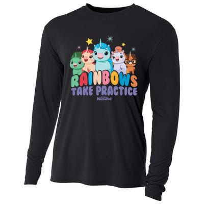 DreamWorks Not Quite Narwhal Rainbows Take Practice Cooling Performance Long Sleeve Crew