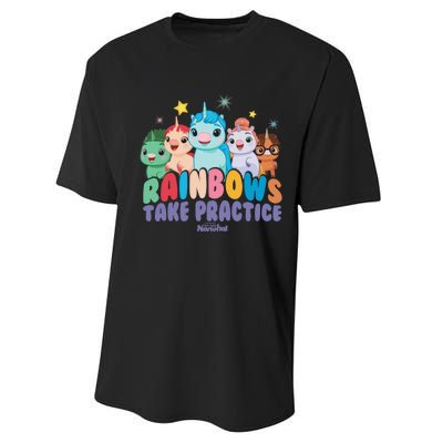 DreamWorks Not Quite Narwhal Rainbows Take Practice Performance Sprint T-Shirt