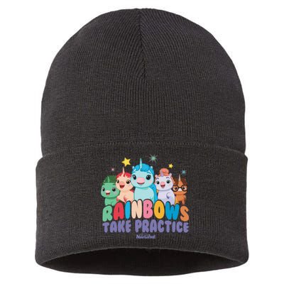 DreamWorks Not Quite Narwhal Rainbows Take Practice Sustainable Knit Beanie