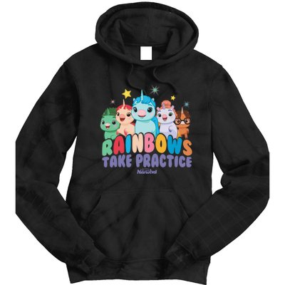 DreamWorks Not Quite Narwhal Rainbows Take Practice Tie Dye Hoodie