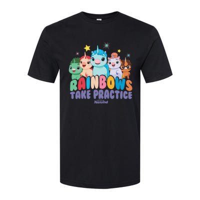 DreamWorks Not Quite Narwhal Rainbows Take Practice Softstyle CVC T-Shirt