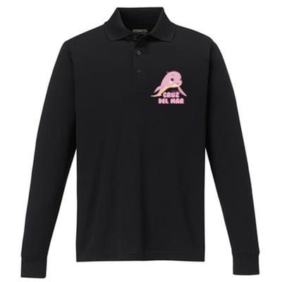 DreamWorks Not Quite Narwhal Cruz Del Mar Performance Long Sleeve Polo