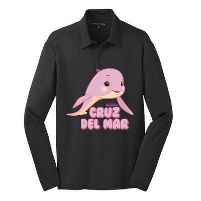 DreamWorks Not Quite Narwhal Cruz Del Mar Silk Touch Performance Long Sleeve Polo