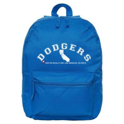 Dodgers Name Retro First Name Dodgers 16 in Basic Backpack