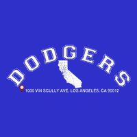 Dodgers Name Retro First Name Dodgers Tie-Dye T-Shirt