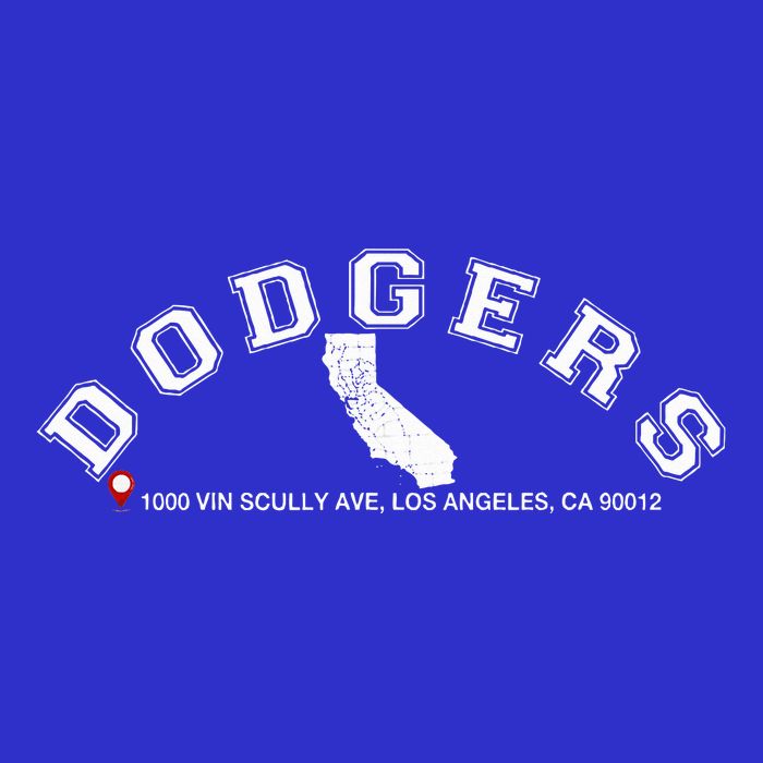 Dodgers Name Retro First Name Dodgers Tie-Dye T-Shirt