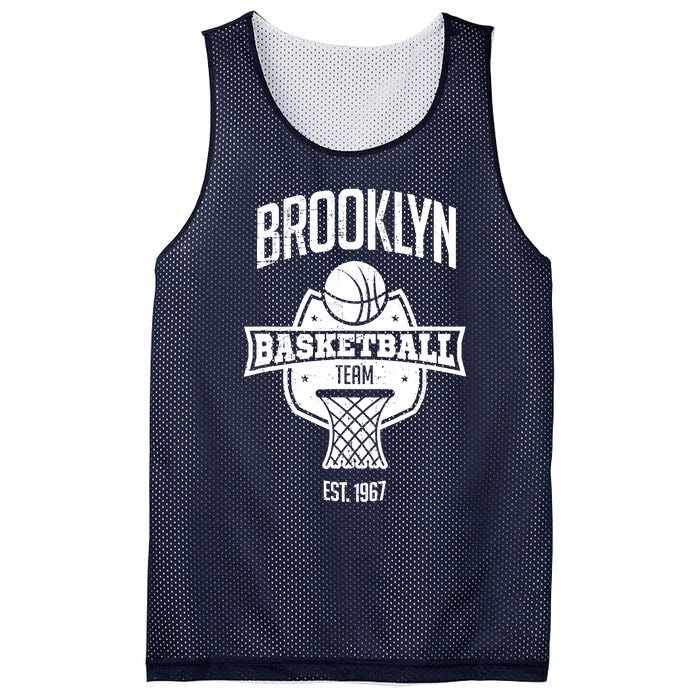 Distressed Net Retro Look Party Tailgate NY Fan Gift Mesh Reversible Basketball Jersey Tank