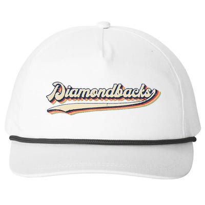 Diamondbacks Name Retro Vintage Gift For Men Women Boy Girl Snapback Five-Panel Rope Hat