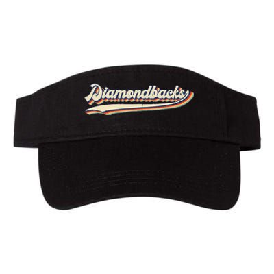 Diamondbacks Name Retro Vintage Gift For Men Women Boy Girl Valucap Bio-Washed Visor