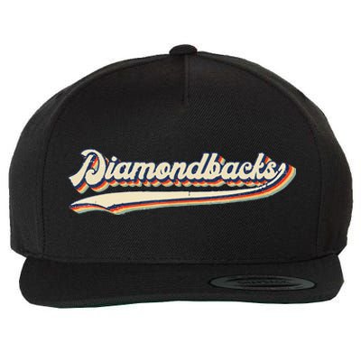 Diamondbacks Name Retro Vintage Gift For Men Women Boy Girl Wool Snapback Cap