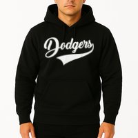 Dodgers Name Retro Vintage Hoodie