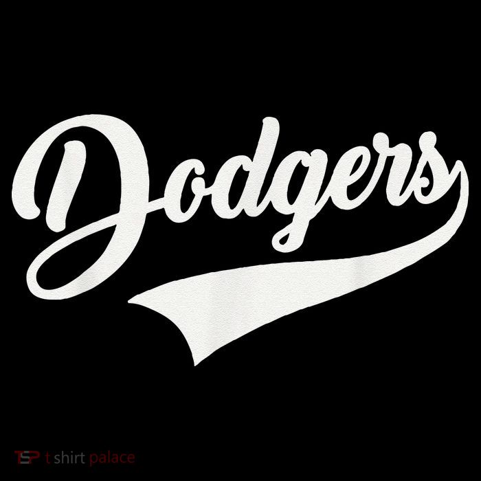 Dodgers Name Retro Vintage Button