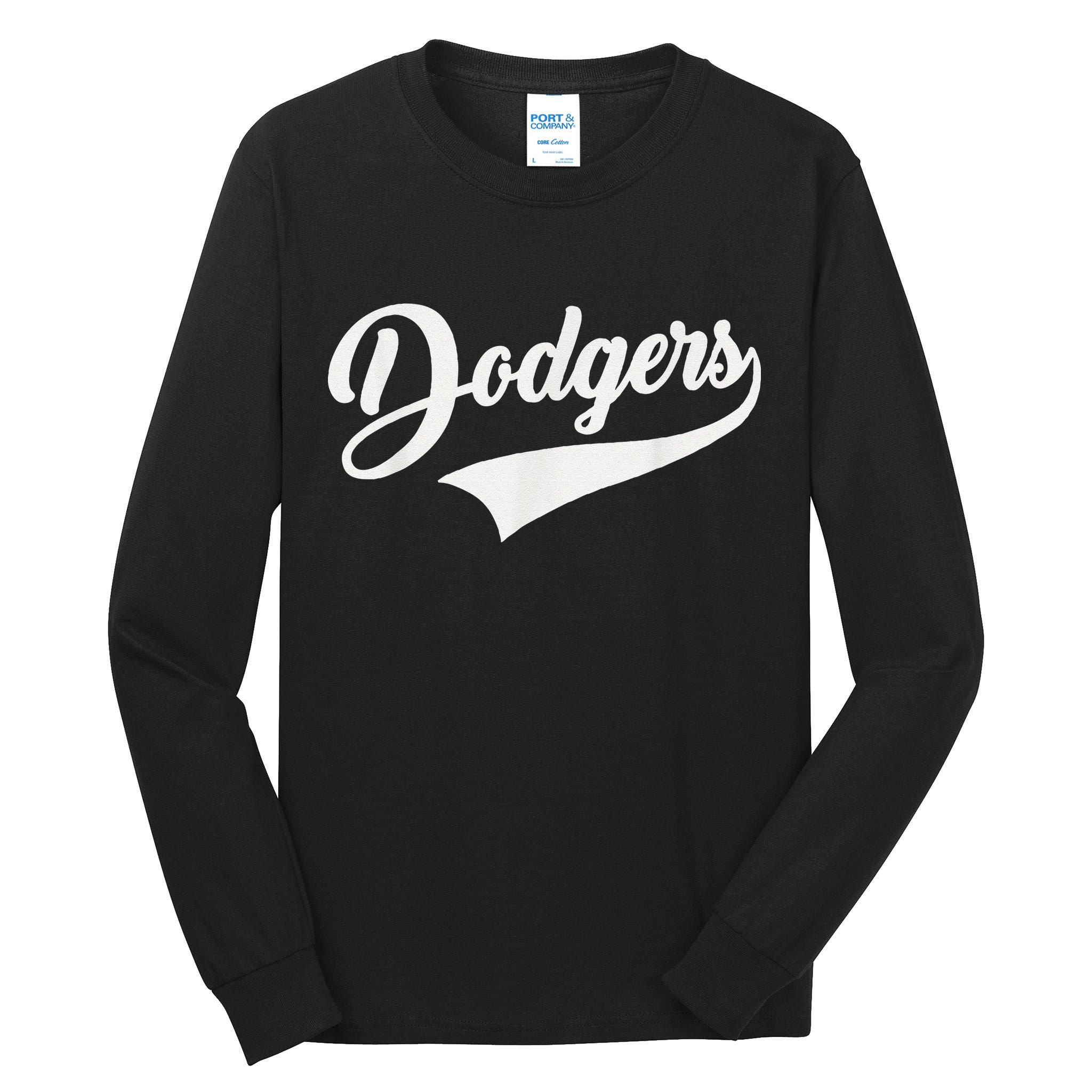 Dodgers Name Retro Vintage Tall Long Sleeve T-Shirt