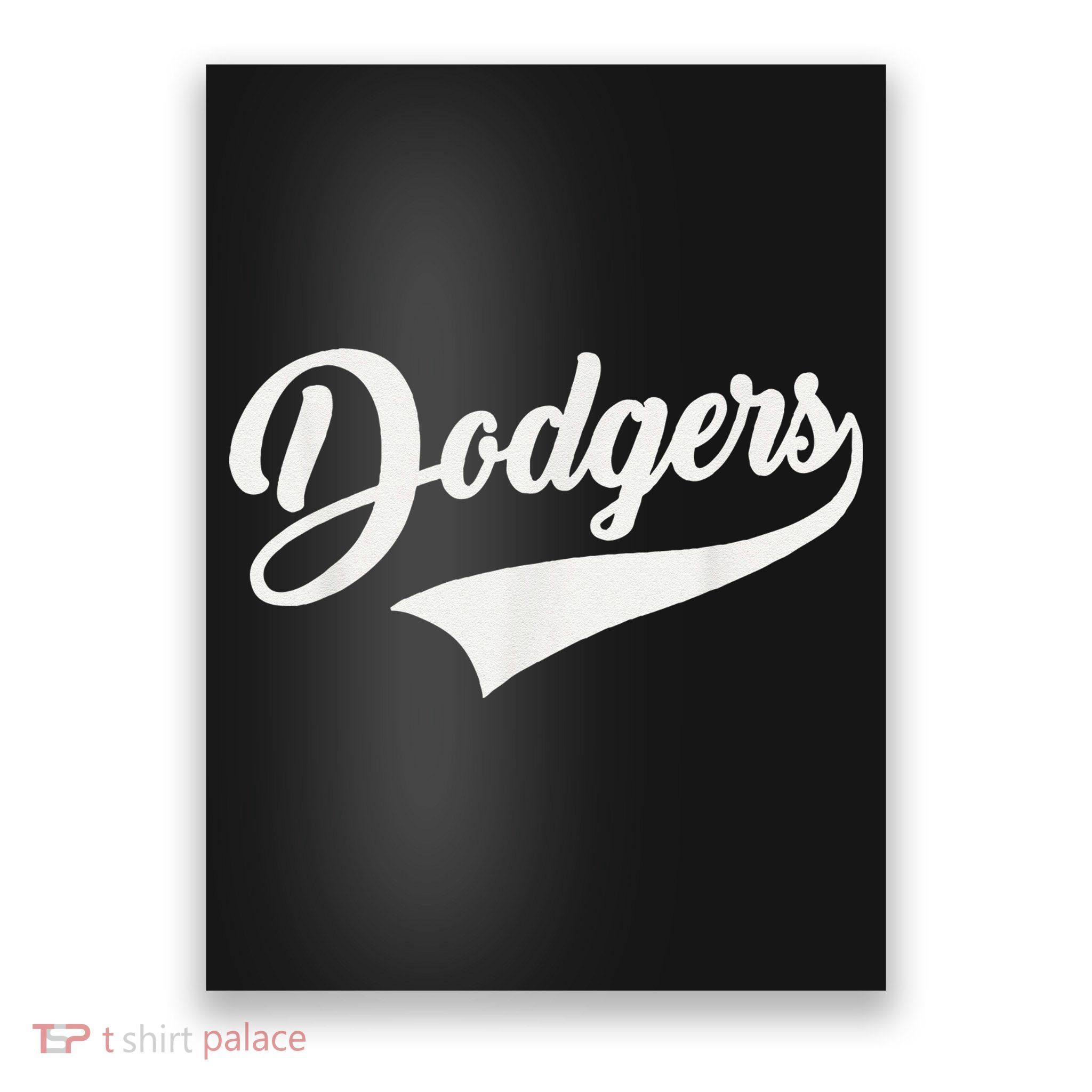Dodgers Name Retro Vintage Poster