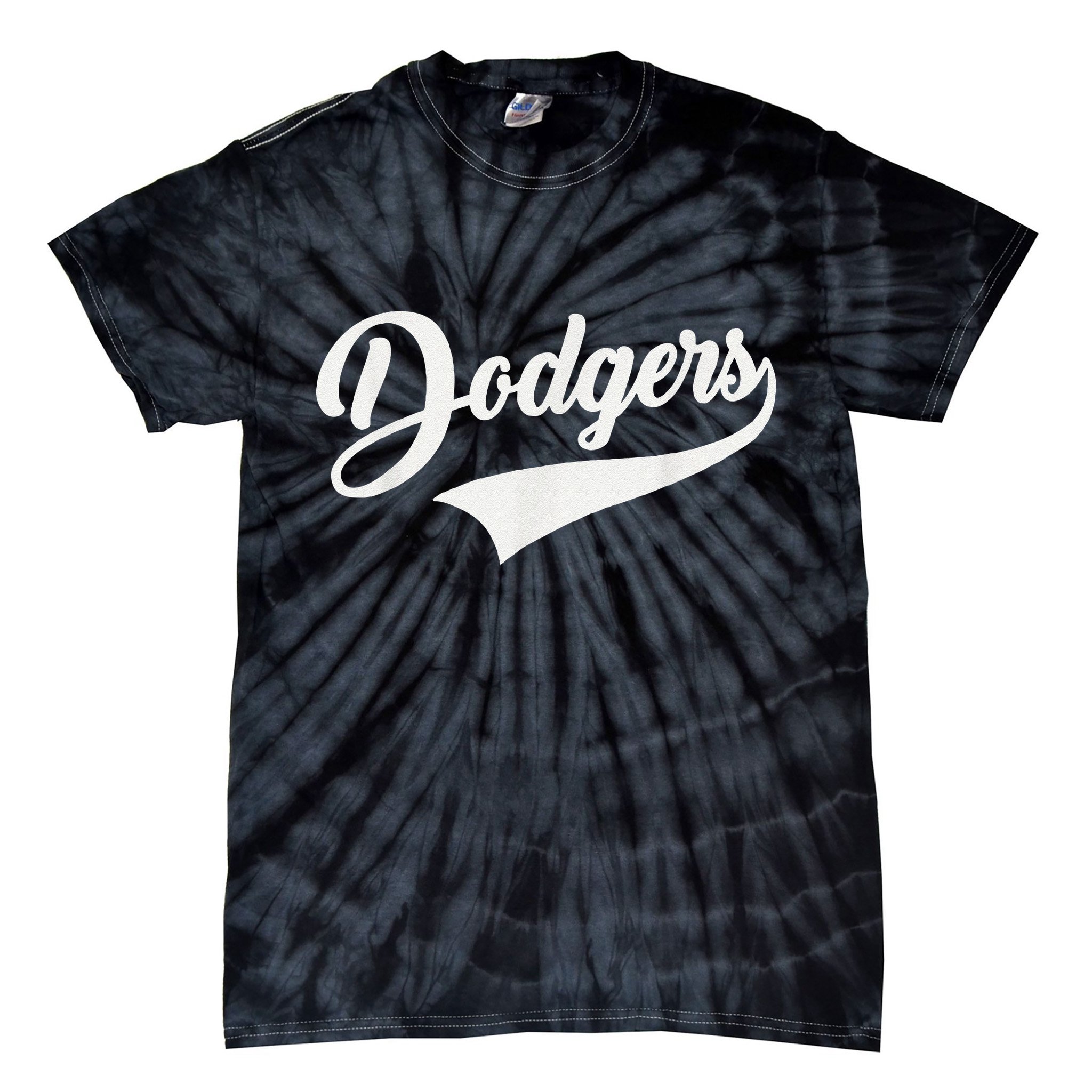 Dodgers Name Retro Vintage Tie-Dye T-Shirt
