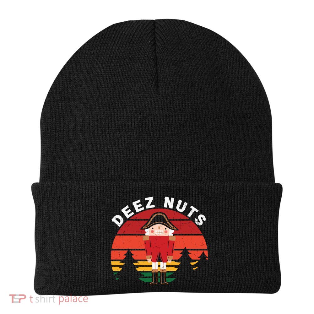 Deez Nut Retro Knit Cap Winter Beanie