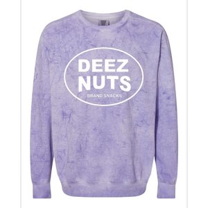 Deez Nuts Roasted Peanuts Colorblast Crewneck Sweatshirt