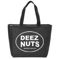 Deez Nuts Roasted Peanuts Zip Tote Bag