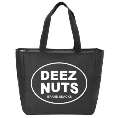 Deez Nuts Roasted Peanuts Zip Tote Bag