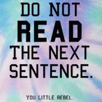 Do Not Read The Next Sentence Funny Legacy Tie Dye Trucker Hat