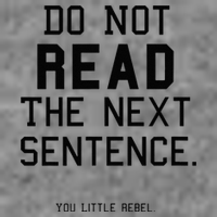 Do Not Read The Next Sentence Funny 7-Panel Snapback Hat
