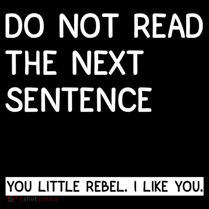 Do Not Read The Next Sentence You Little Rebbel Funny Sayings Pom Pom 12in Knit Beanie