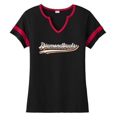 Diamondbacks Name Retro Vintage Gift For Men Women Ladies Halftime Notch Neck Tee