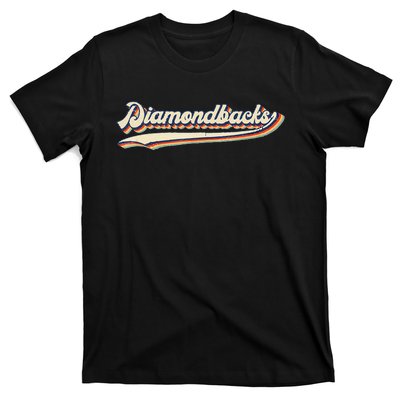 Diamondbacks Name Retro Vintage Gift For Men Women T-Shirt