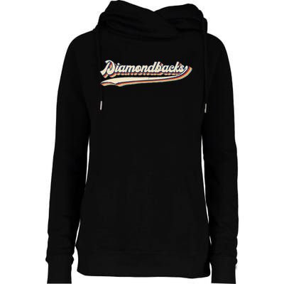 Diamondbacks Name Retro Vintage Gift For Men Women Womens Funnel Neck Pullover Hood