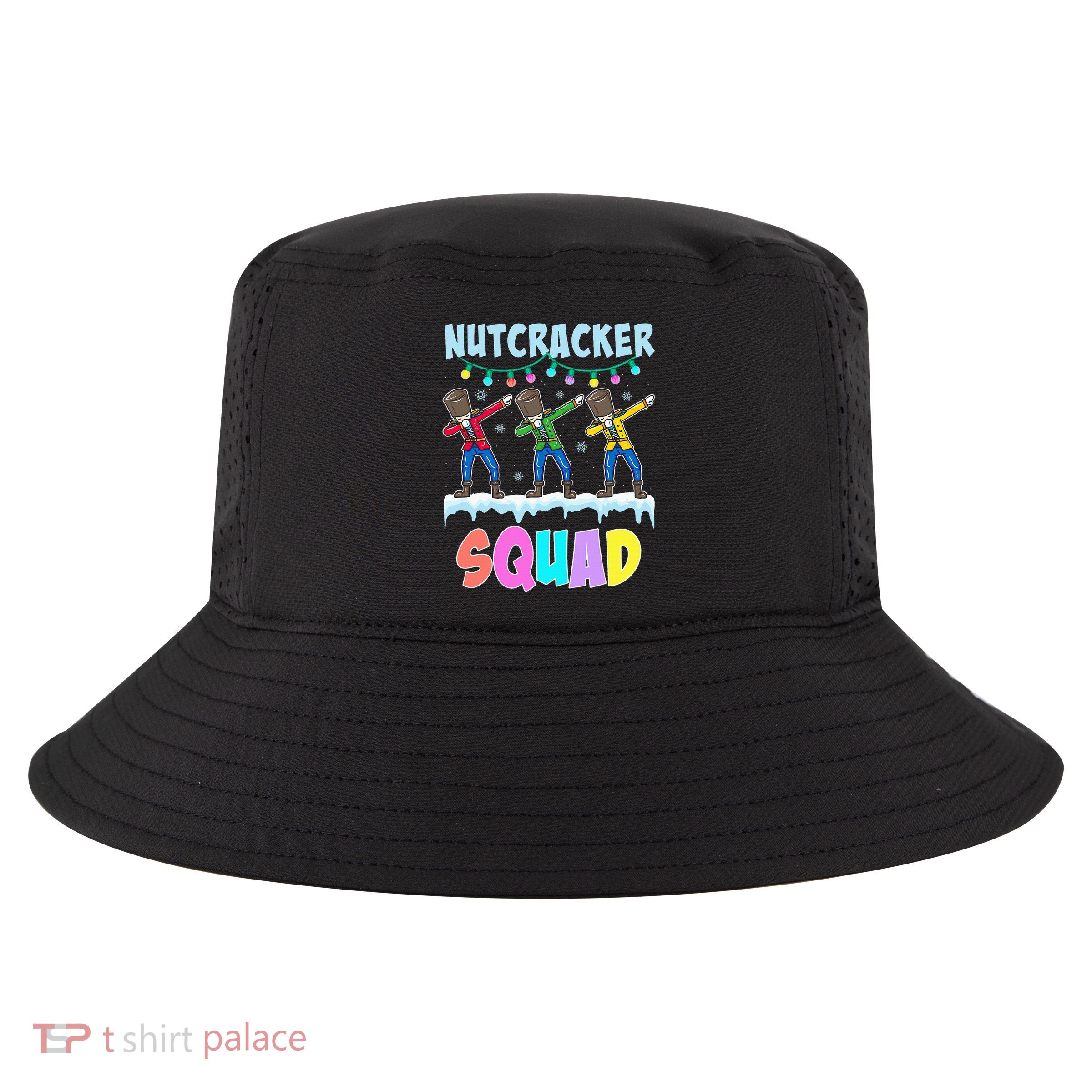 Dabbing Nutcracker Squad Christmas Ballet Pj Xmas Cool Comfort Performance Bucket Hat