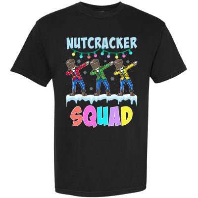 Dabbing Nutcracker Squad Christmas Ballet Pj Xmas Garment-Dyed Heavyweight T-Shirt