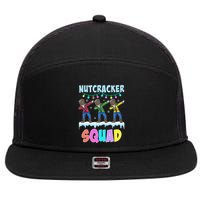 Dabbing Nutcracker Squad Christmas Ballet Pj Xmas 7 Panel Mesh Trucker Snapback Hat