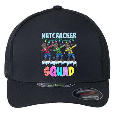 Dabbing Nutcracker Squad Christmas Ballet Pj Xmas Flexfit Unipanel Trucker Cap