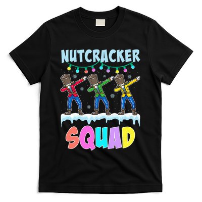 Dabbing Nutcracker Squad Christmas Ballet Pj Xmas T-Shirt