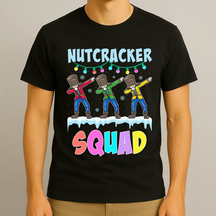 Dabbing Nutcracker Squad Christmas Ballet Pj Xmas T-Shirt