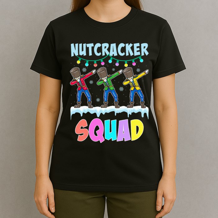 Dabbing Nutcracker Squad Christmas Ballet Pj Xmas T-Shirt