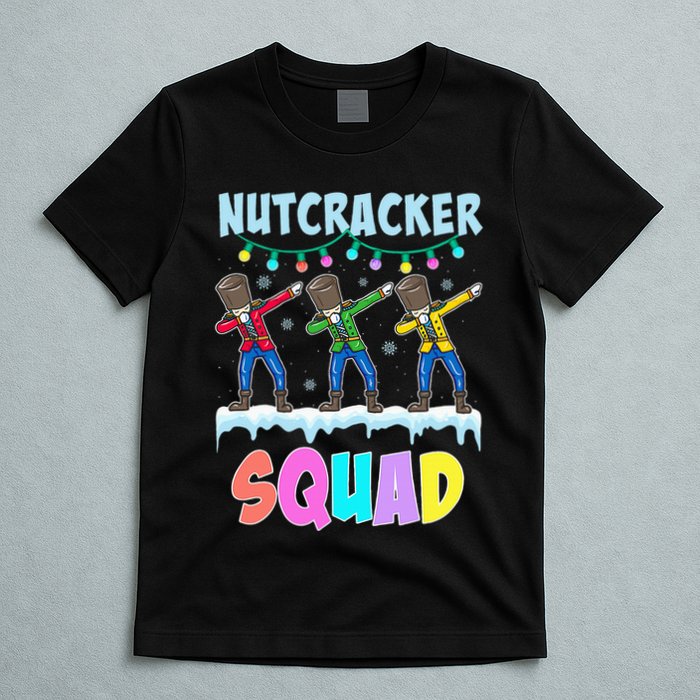 Dabbing Nutcracker Squad Christmas Ballet Pj Xmas T-Shirt