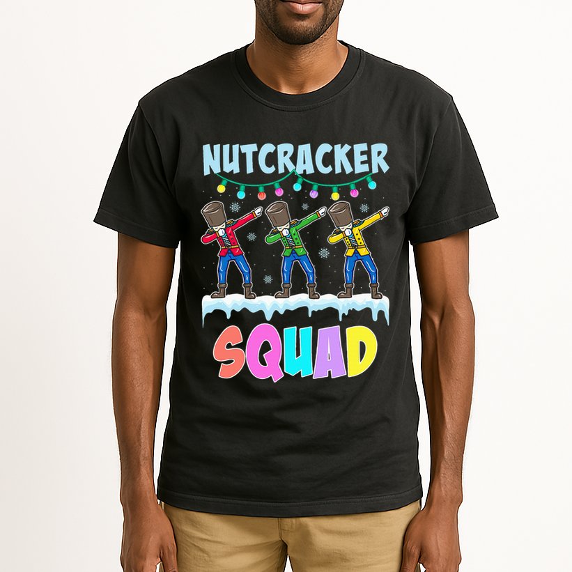 Dabbing Nutcracker Squad Christmas Ballet Pj Xmas Tall T-Shirt