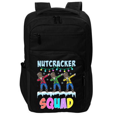 Dabbing Nutcracker Squad Christmas Ballet Pj Xmas Impact Tech Backpack