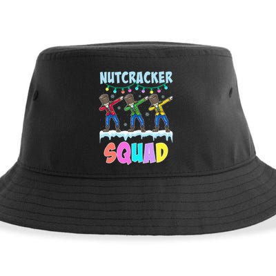 Dabbing Nutcracker Squad Christmas Ballet Pj Xmas Sustainable Bucket Hat