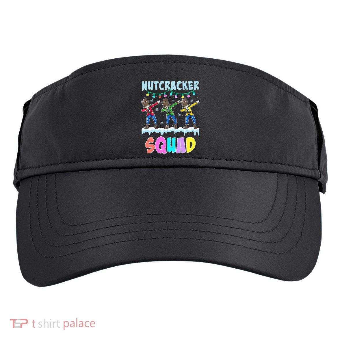 Dabbing Nutcracker Squad Christmas Ballet Pj Xmas Adult Drive Performance Visor