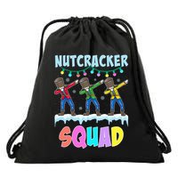 Dabbing Nutcracker Squad Christmas Ballet Pj Xmas Drawstring Bag